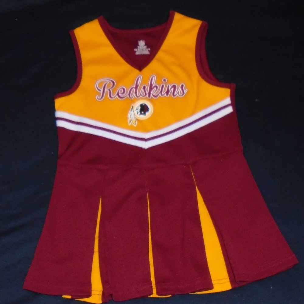 Washington Redskins Commanders  NFL Team Apparel Child Cheerleader Jumper XS 4/5